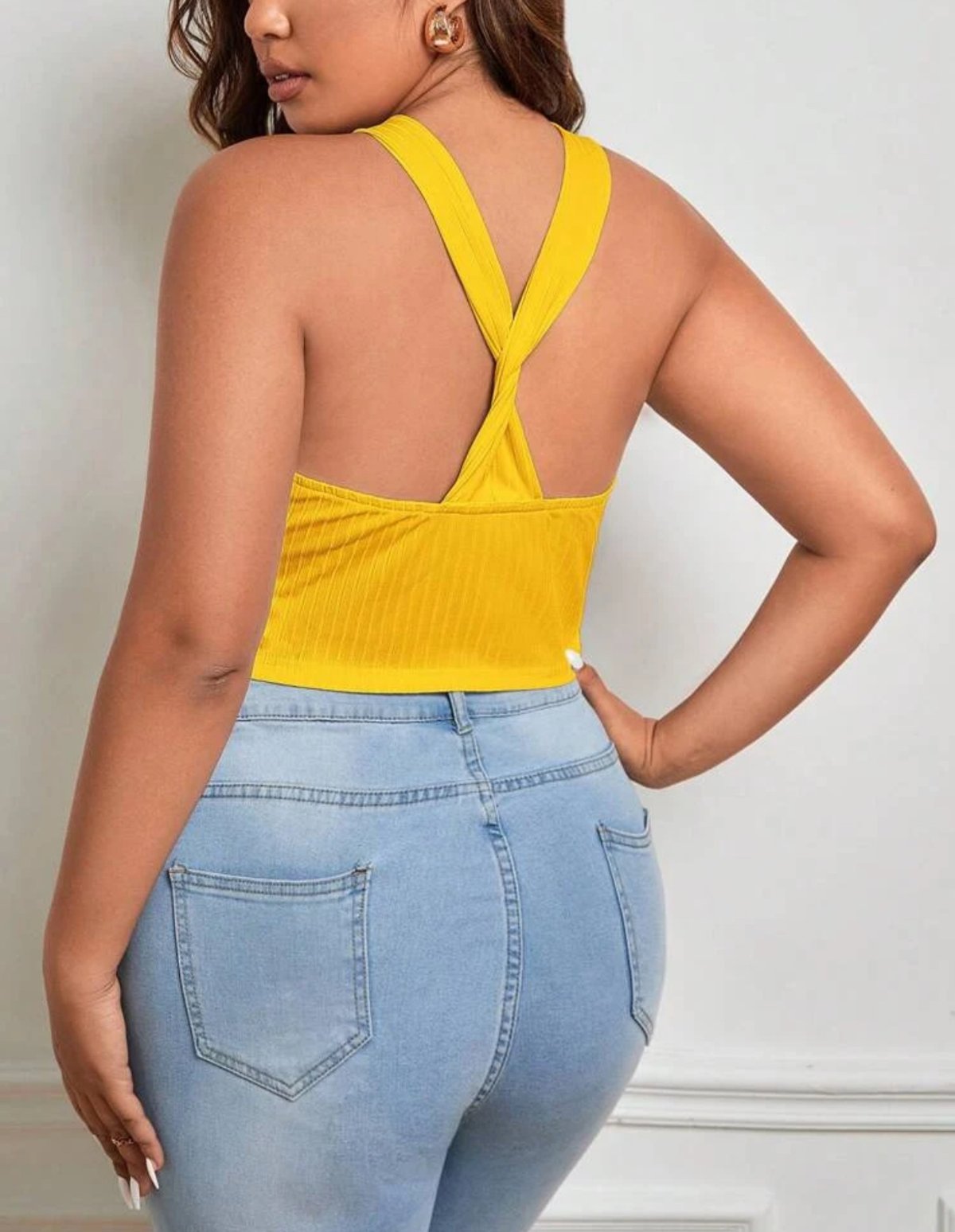 Top con tira cruzada delantera - 3