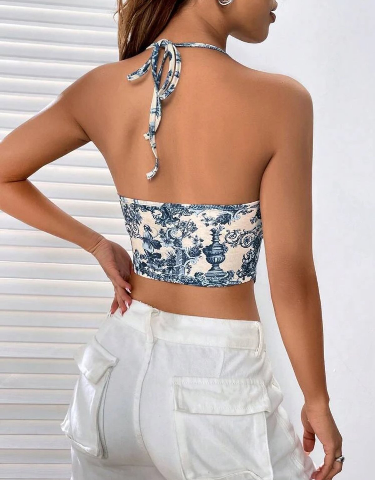 Top con estampado floral - 2