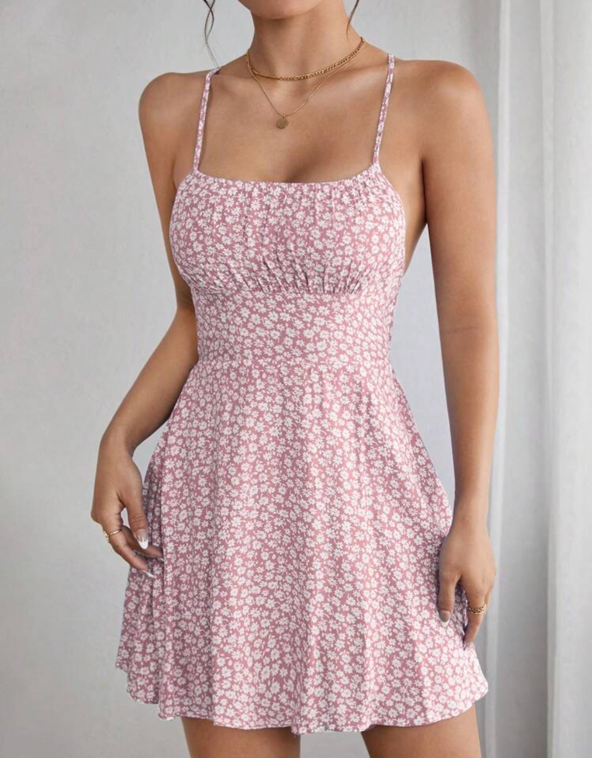 Vestido con estampado  - 3