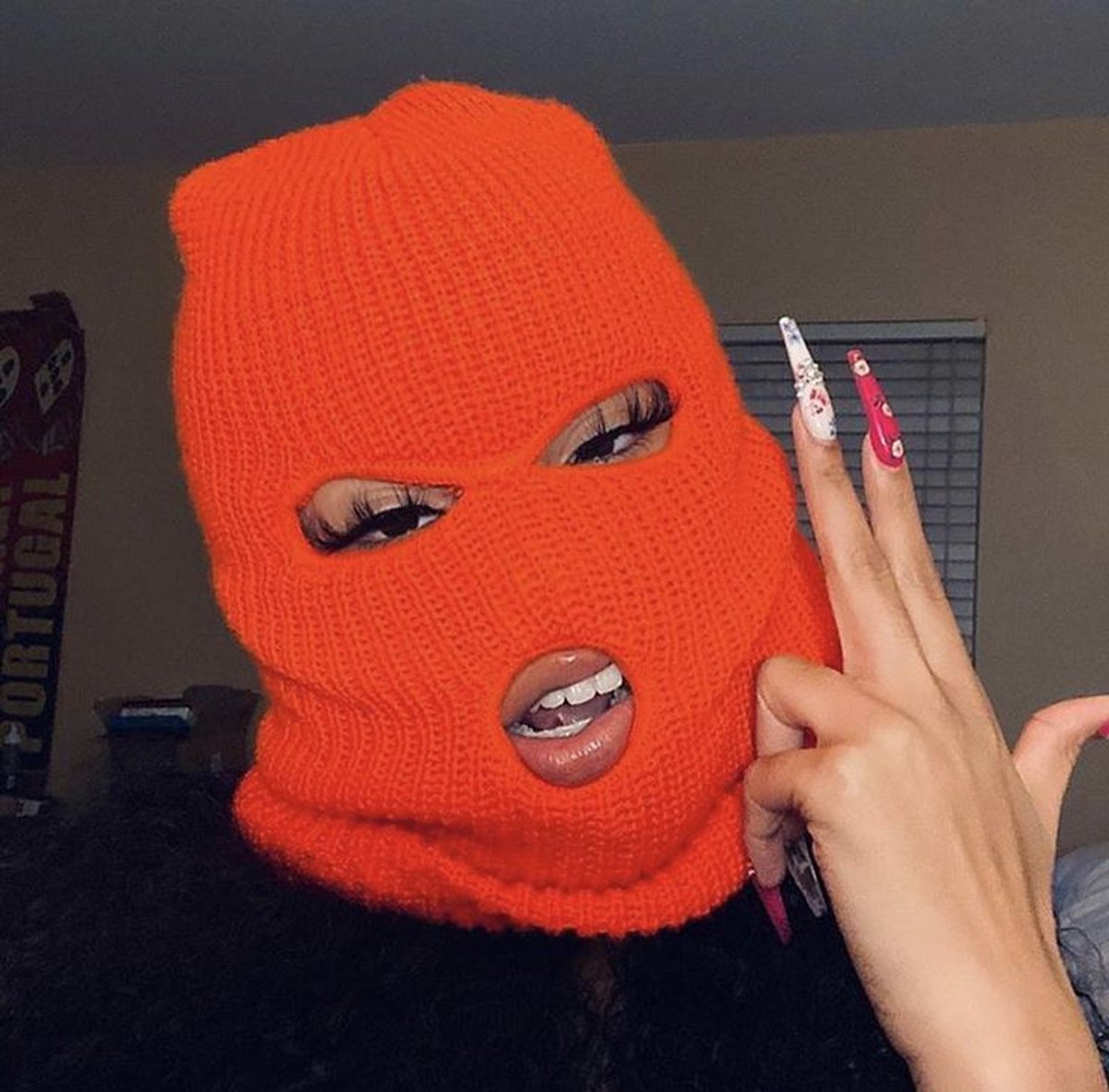 Pasamontañas NARANJA 