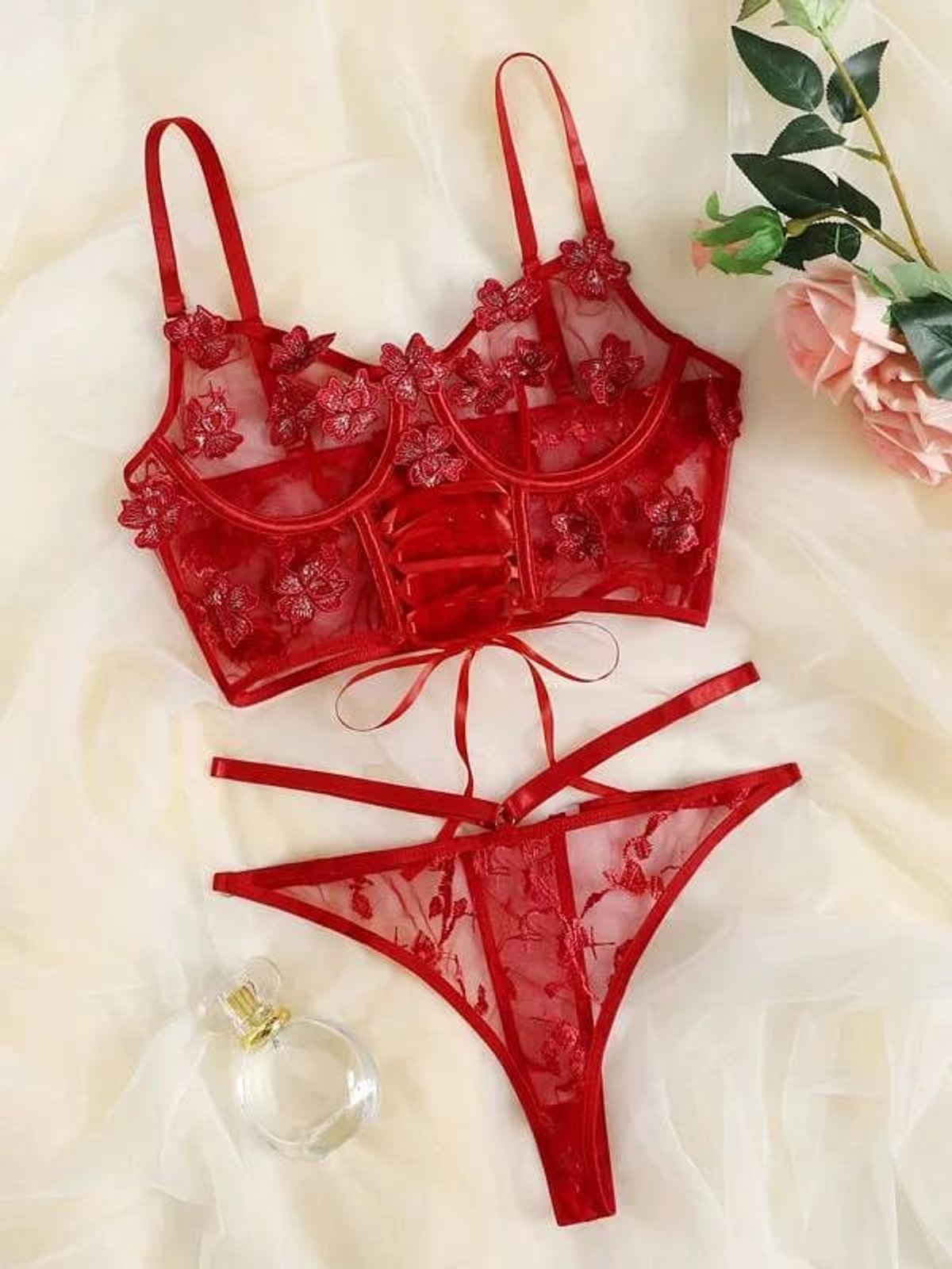 Set de 2 piezas Rojo 