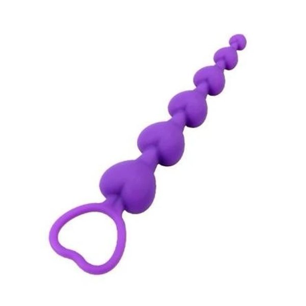 Varita anal - Corazón Lila 