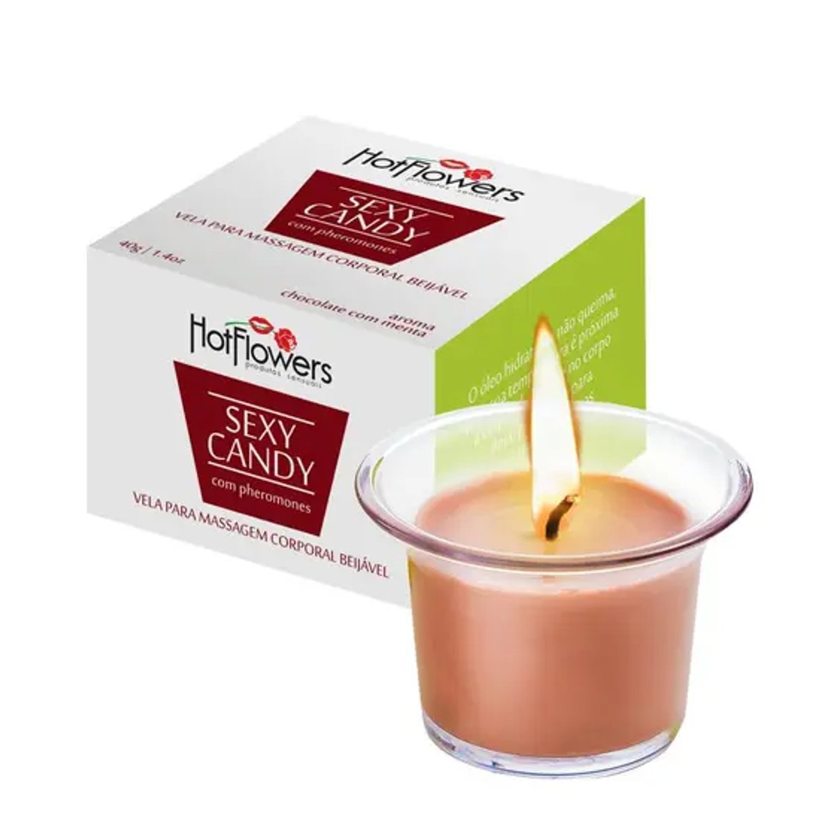 Vela Para Masajes Chocolate con Menta