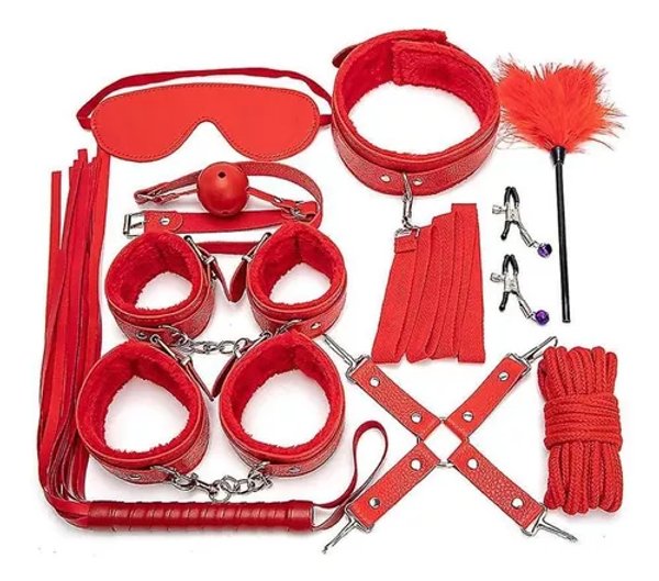 Kit 10 piezas rojo
