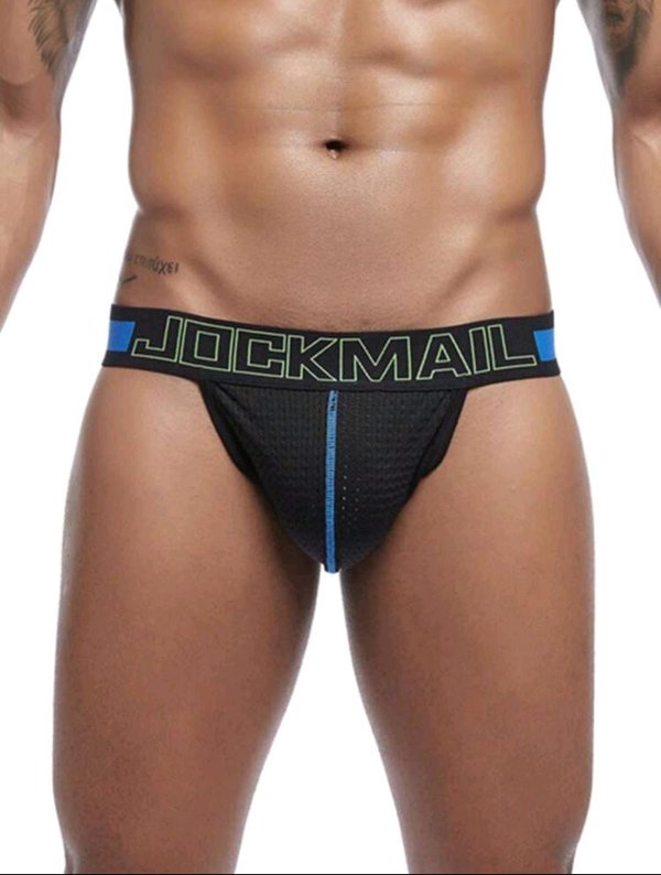 Suspensor JOCKMAIL - negro con azul