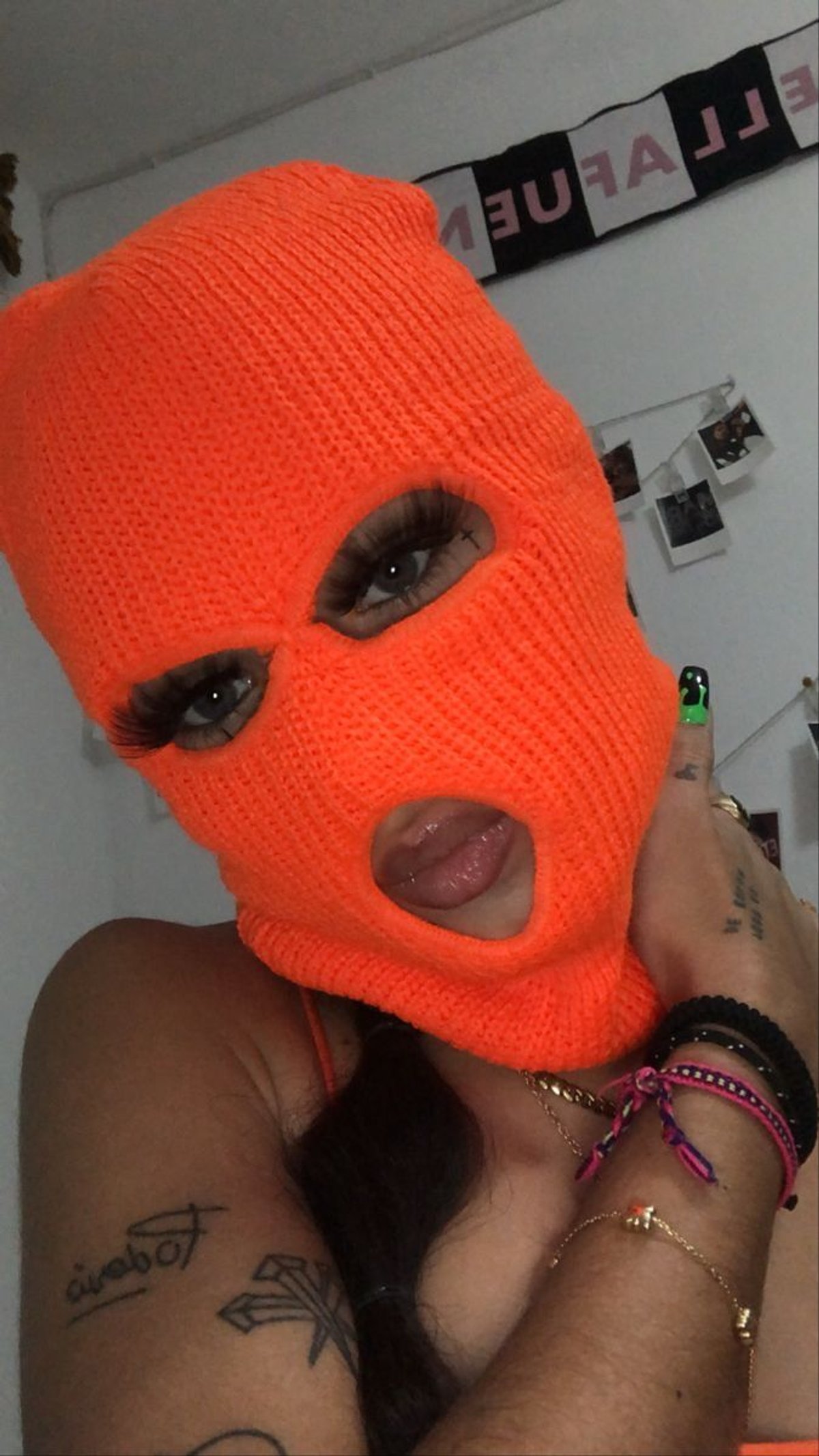 Pasamontañas NARANJA  - 2