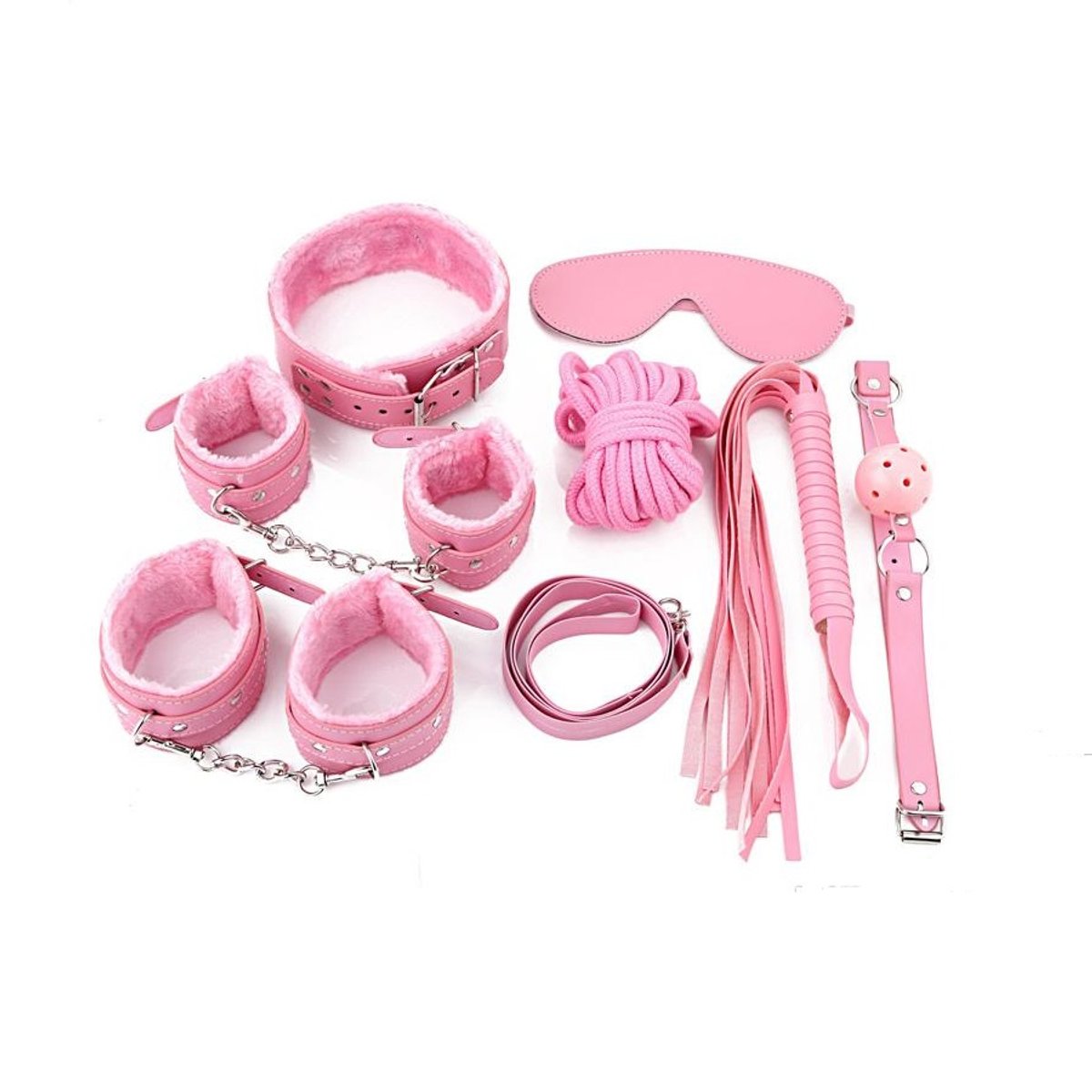 Kit 7 piezas Rosa
