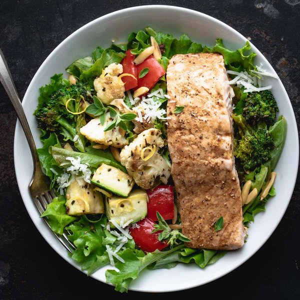 Ensalada con Salmón