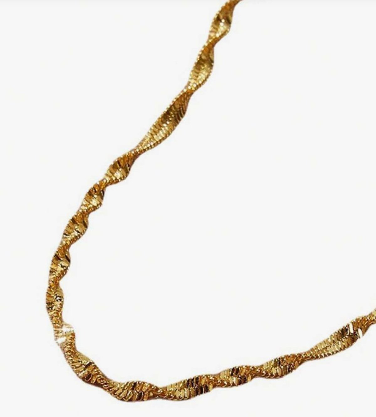 Pulsera de acero inoxidable chapado en oro de 18K - 3