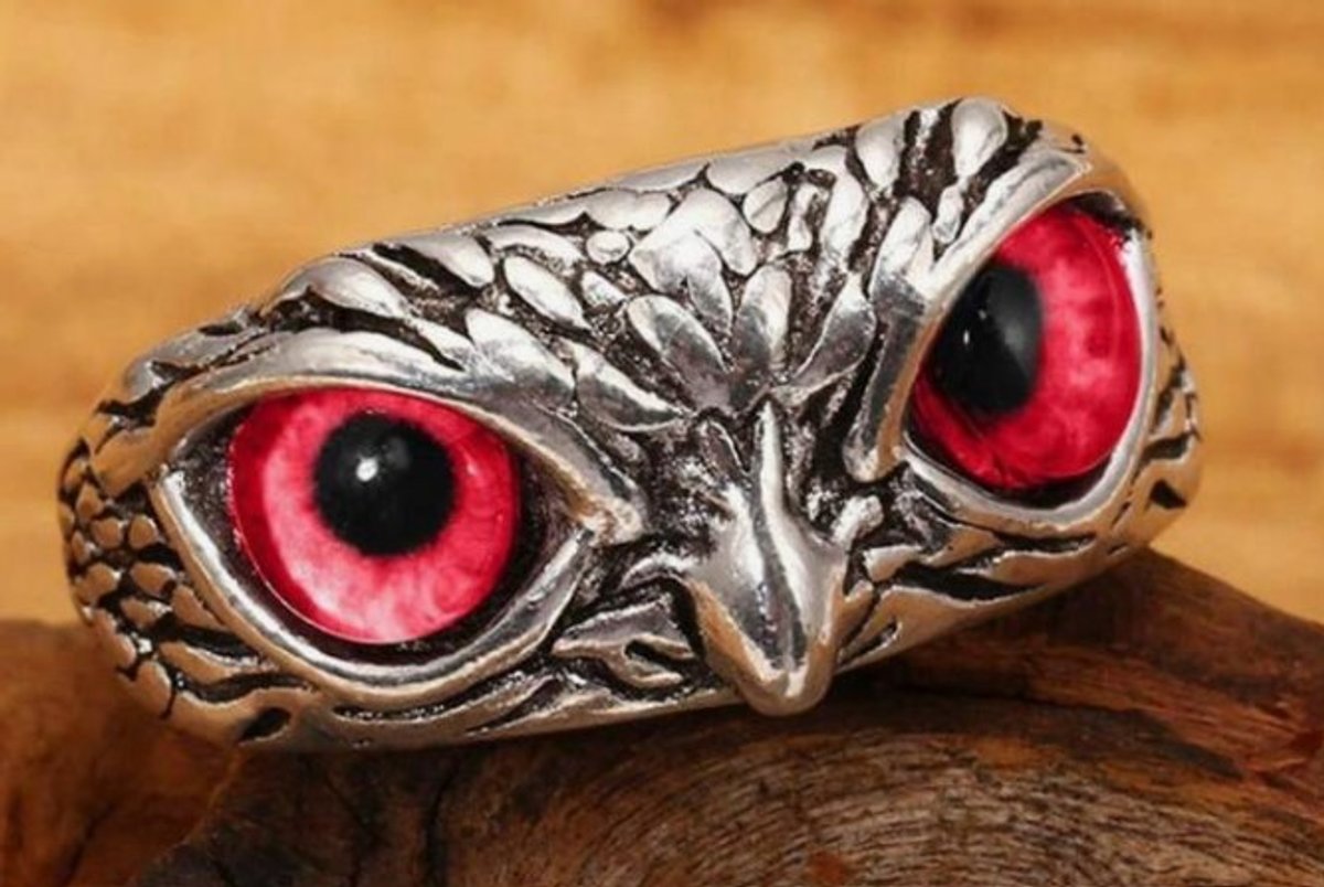 Anillo Búho ajustable - 3