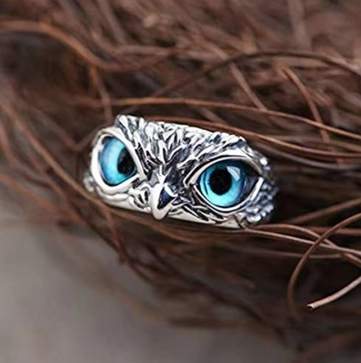 Anillo Búho ajustable - 5