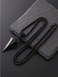 🖤 Collar Flecha Negra – Estilo urbano que apunta alto