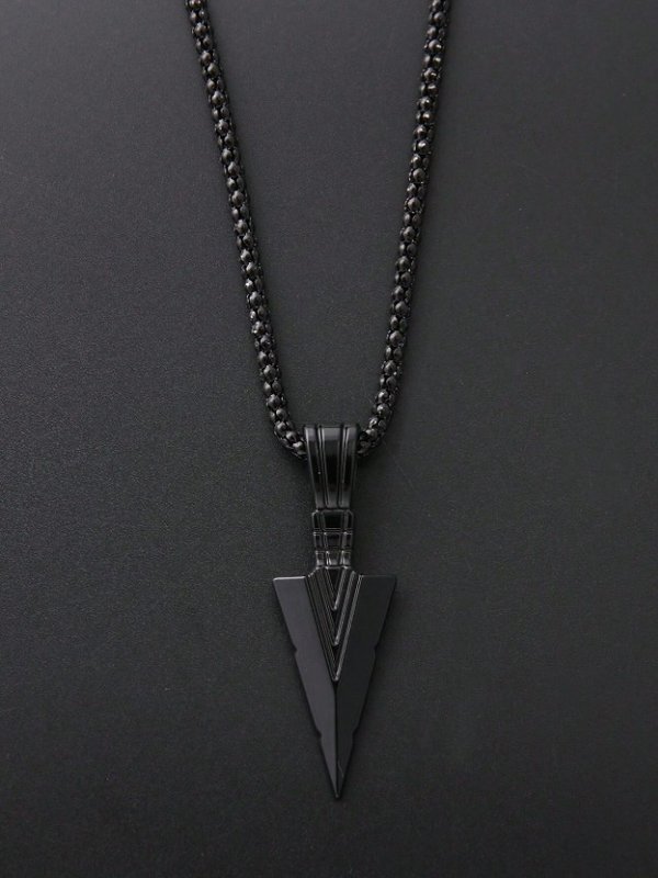 🖤 Collar Flecha Negra – Estilo urbano que apunta alto