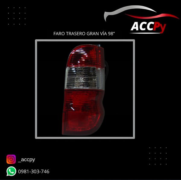 Faro trasero Toyota gran vía 98” (cristal)  