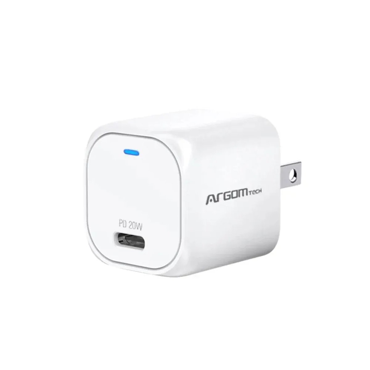 Cargador de Pared Argom Fast Charger 20W Tipo-C (ARG-AC-0110WT) – Blanco - 2