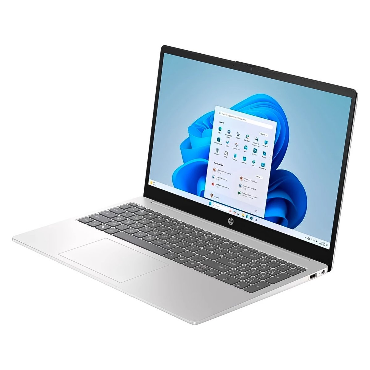 Portátil HP Intel Core 5-120U, 8 GB de RAM, 512 GB de SSD, pantalla de 15,6", Windows 11, color plata - 15-FD0153WM - 2