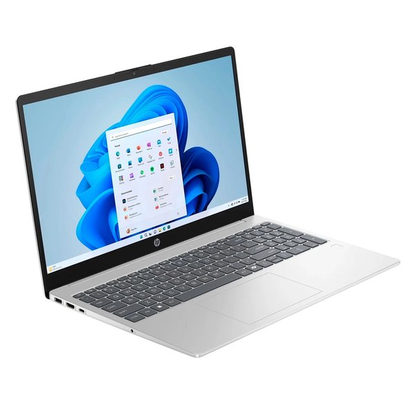 Portátil HP Intel Core 5-120U, 8 GB de RAM, 512 GB de SSD, pantalla de 15,6", Windows 11, color plata - 15-FD0153WM