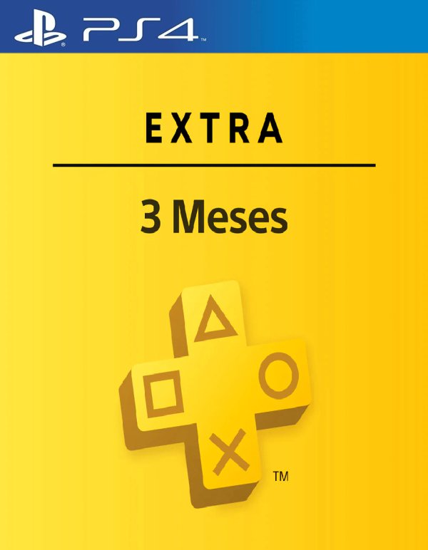 PS PLUS EXTRA PS4 3 MESES 