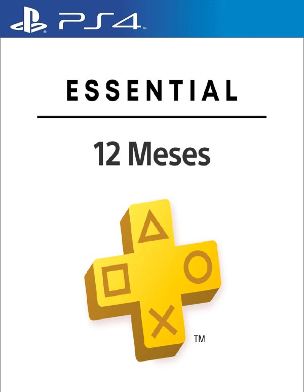 PS PLUS ESSENTIAL PS4 12 MESES 