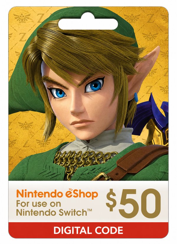 TARJETA NINTENDO eShop   (USA) 50 USD 