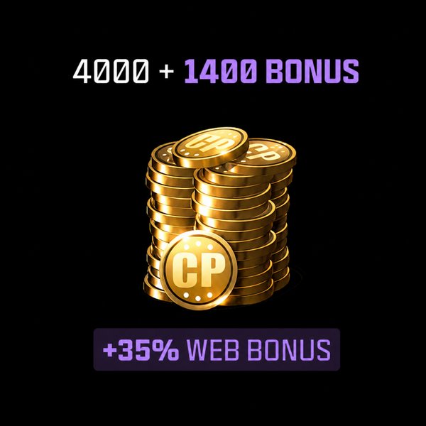 4000 CP + 1400 BONUS