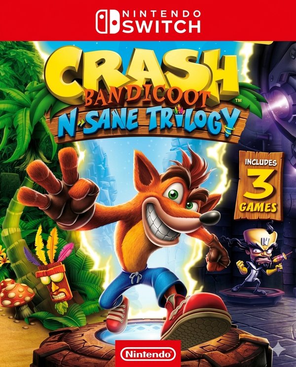 CRASH BANDICOOT N SANE TRILOGY NINTENDO 