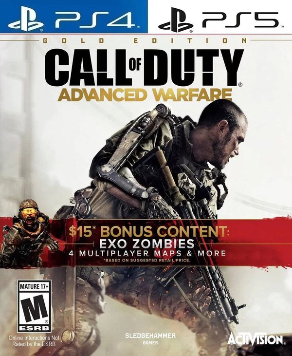 CALL OF DUTY ADVANCE WARFARE GOLD EDITION PS4 | PS5 