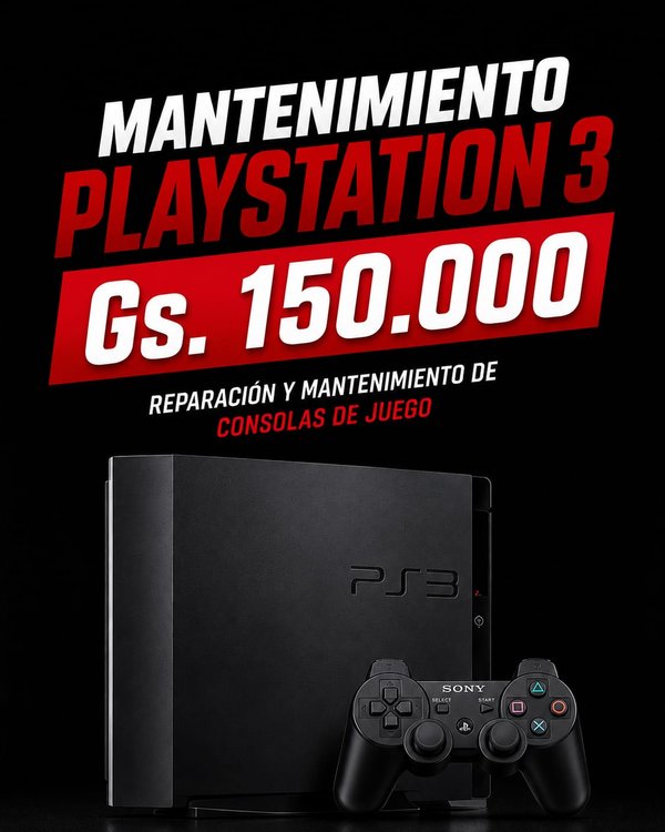 MANTENIMIENTO COMPLETO PARA PS3