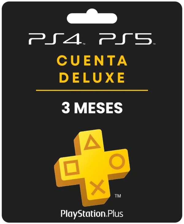 PS PLUS DELUXE PS4 | PS5 3 MESES