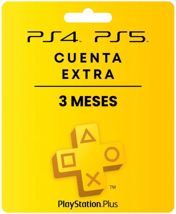 PS PLUS EXTRA PS4 | PS5 3 MESES