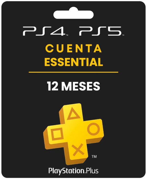 PS PLUS ESSENTIAL PS4 | PS5 12 MESES