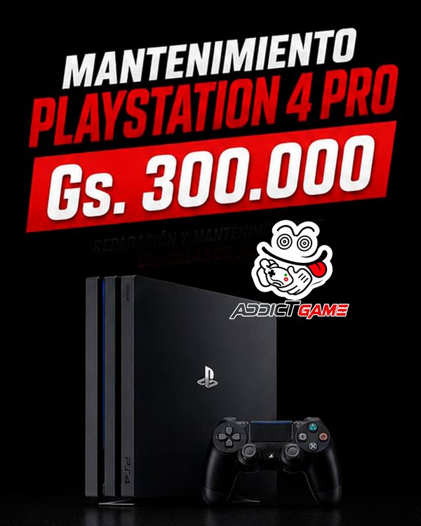 MANTENIMIENTO COMPLETO PARA PLAYSTATION 4 PRO!