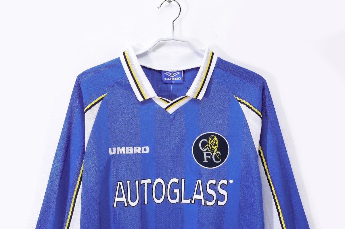 Chelsea 1997/1998 Home Mangas L. - 6
