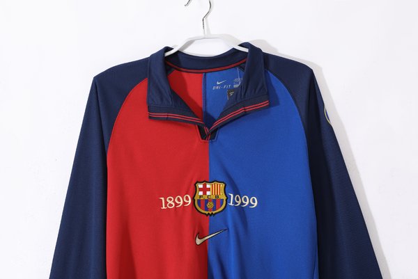 Barcelona 1999/2000 Home Mangas L.