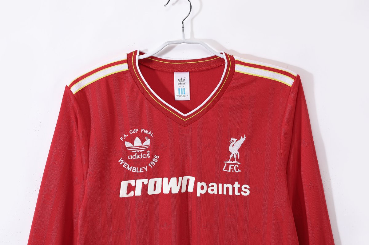 Liverpool 1986/87 Home Mangas L. - 4