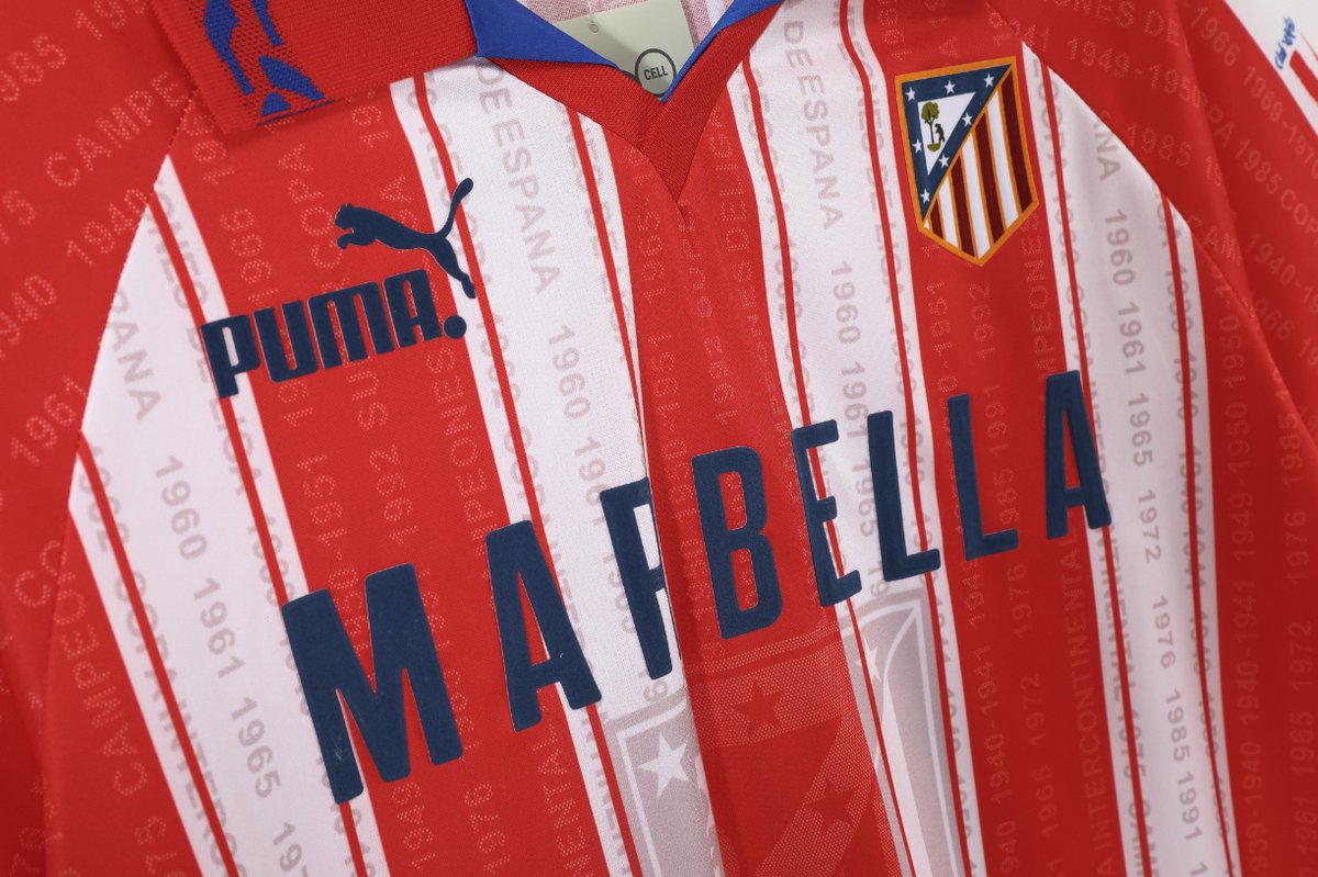 Atletico de Madrid 1995/1996 Home - 4