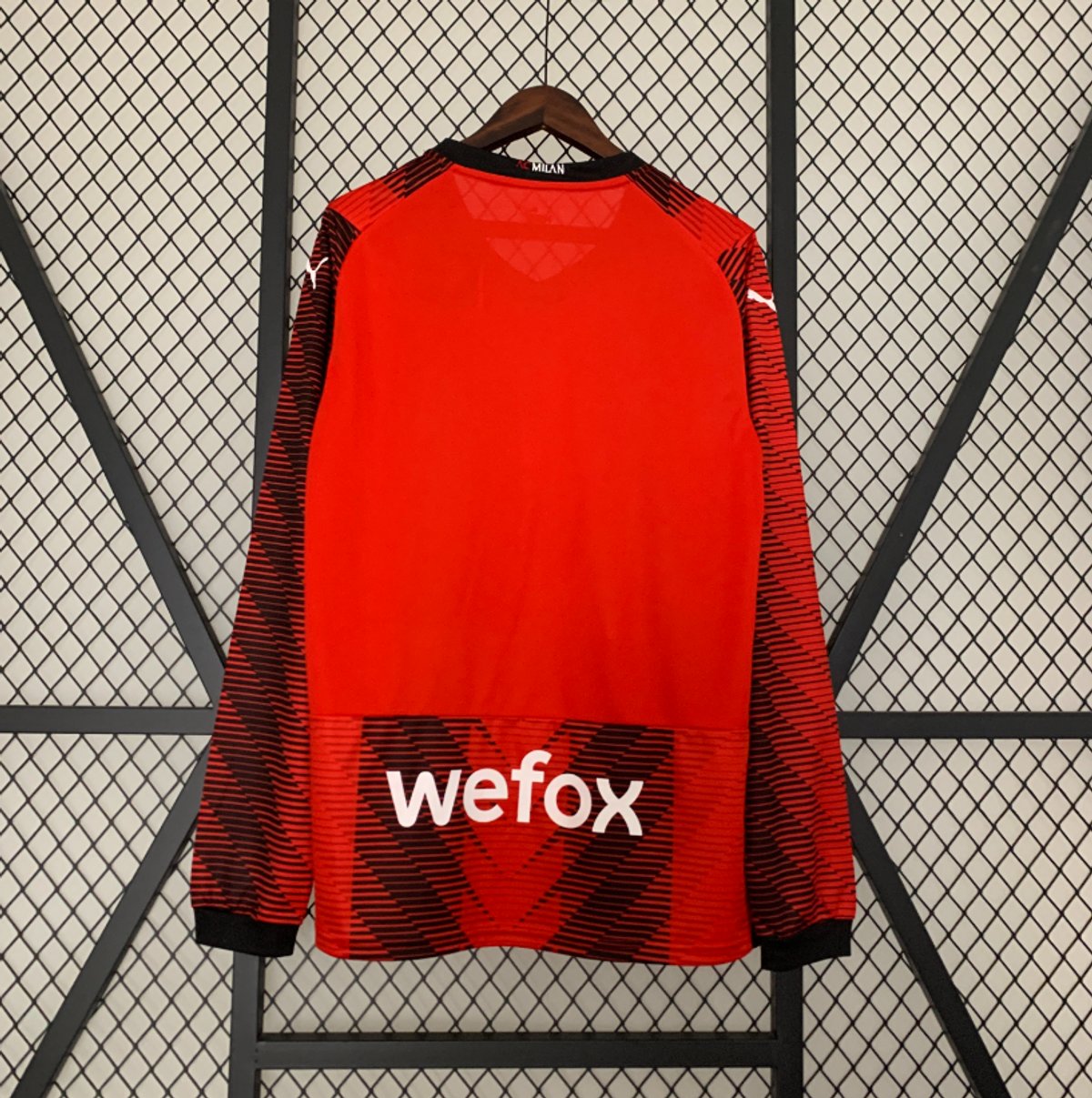 Milan 2023/2024 Home Mangas Largas - 2