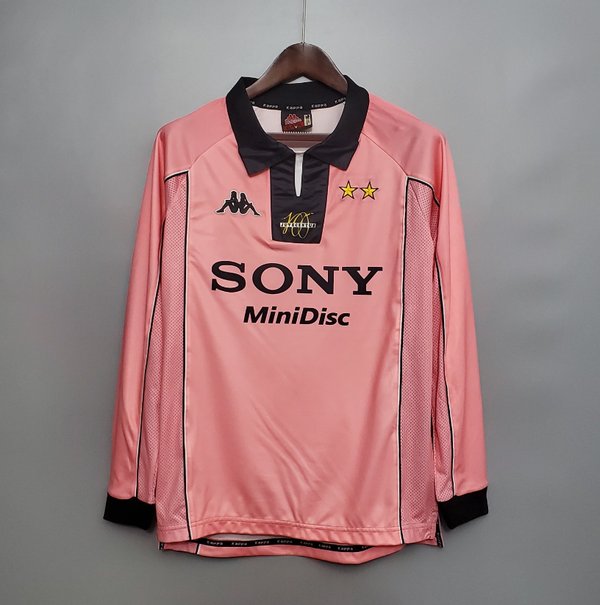 Juventus 1997/1998 Away Mangas Largas