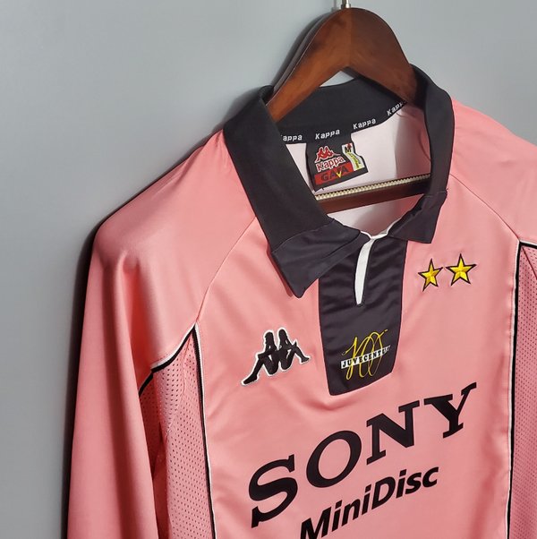 Juventus 1997/1998 Away Mangas Largas
