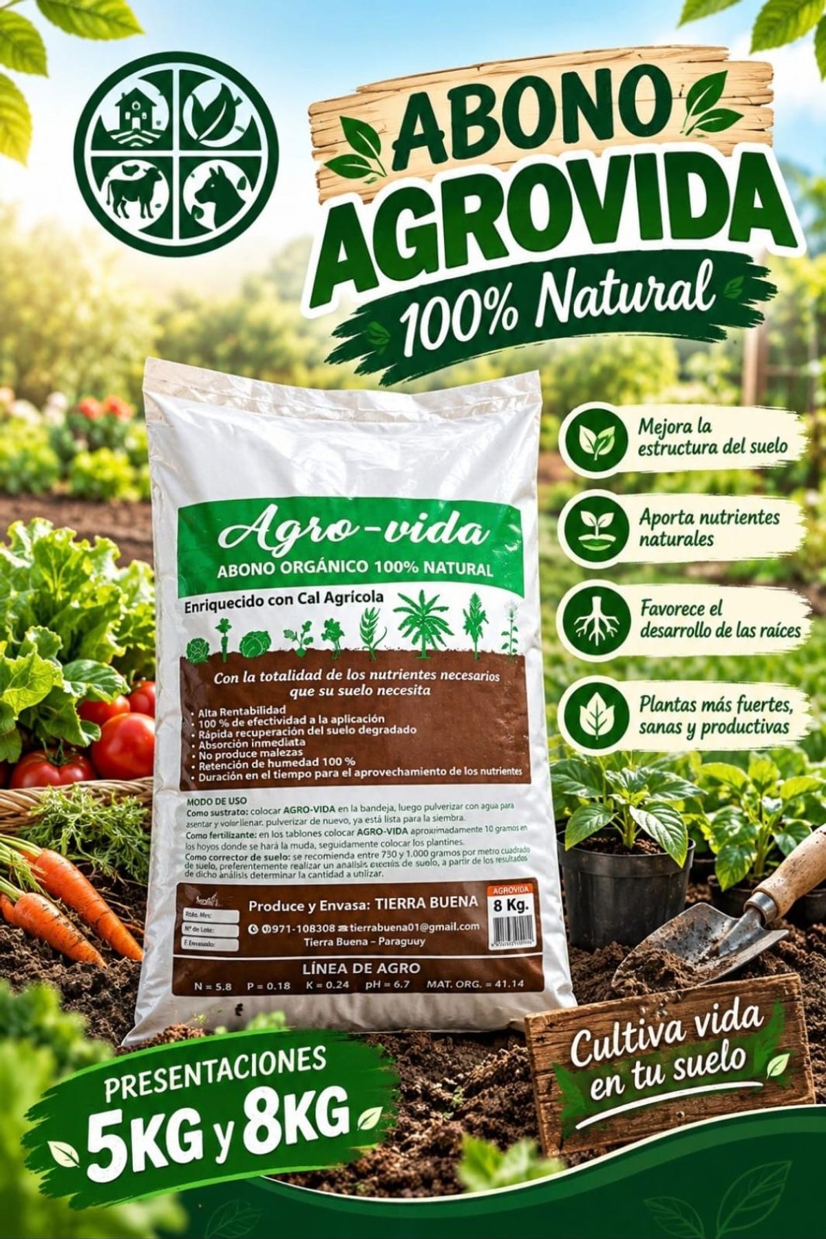 Abono Universal Agrovida - 3