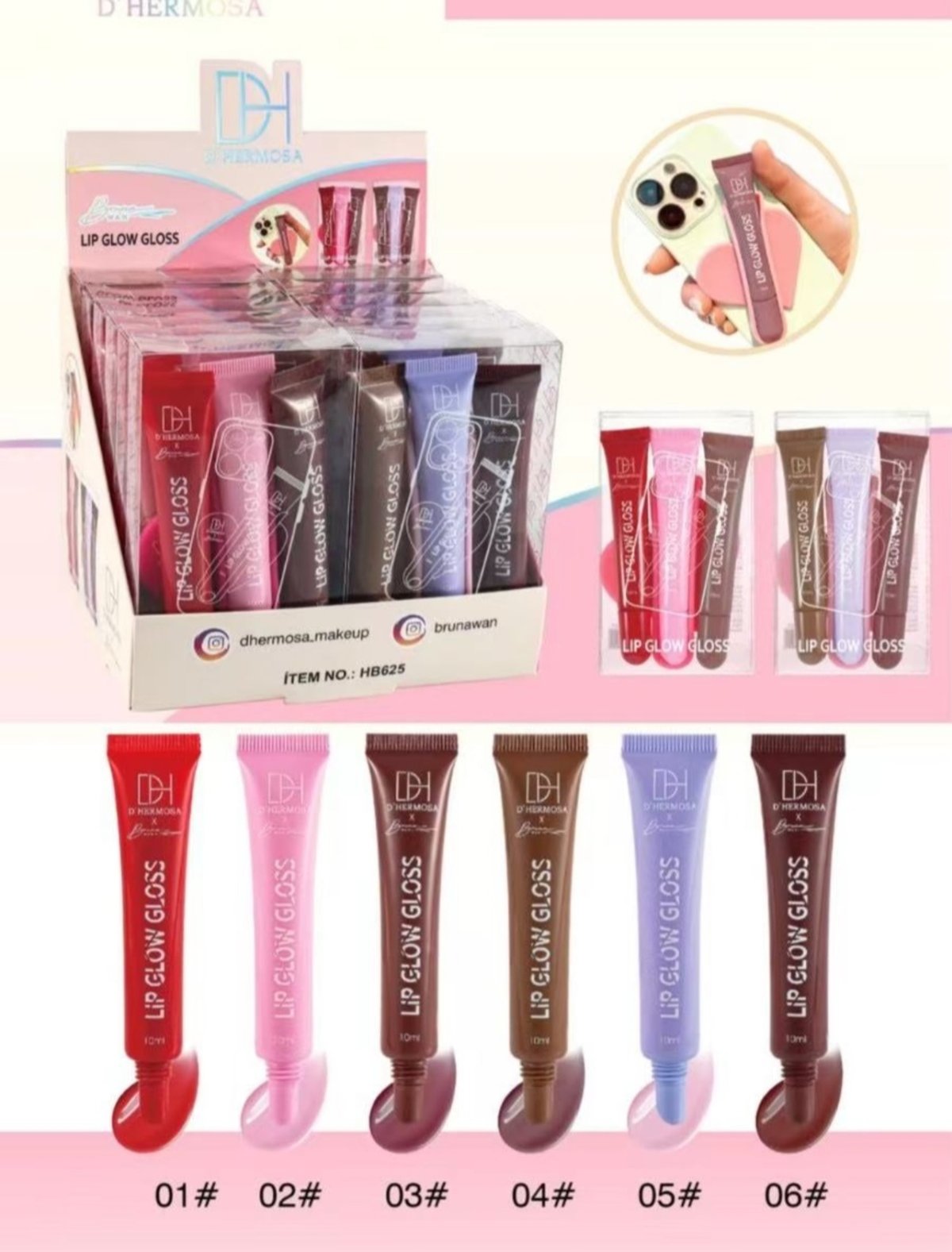 LIP GLOW GLOSS D'HERMOSA - 2