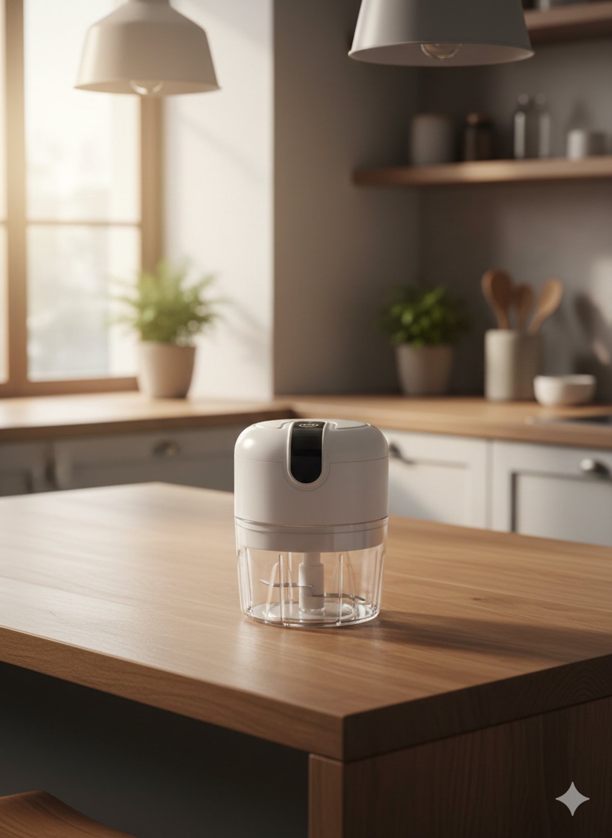 Mini Picadora Eléctrica de Ajo, Frutas y Verduras. - 5