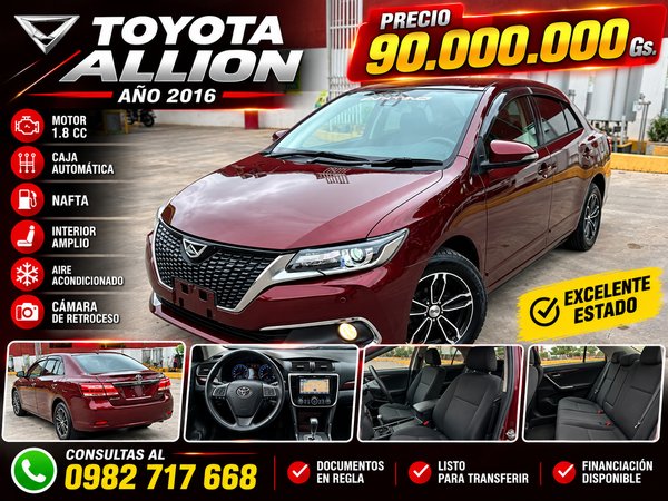 Toyota Allion 2016 automático
