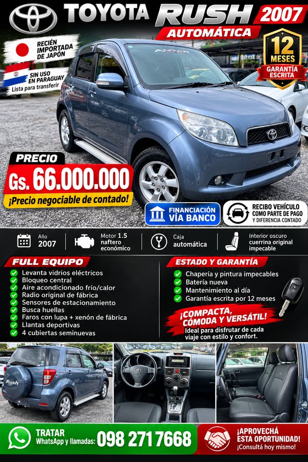 Toyota Rush 2007 automática