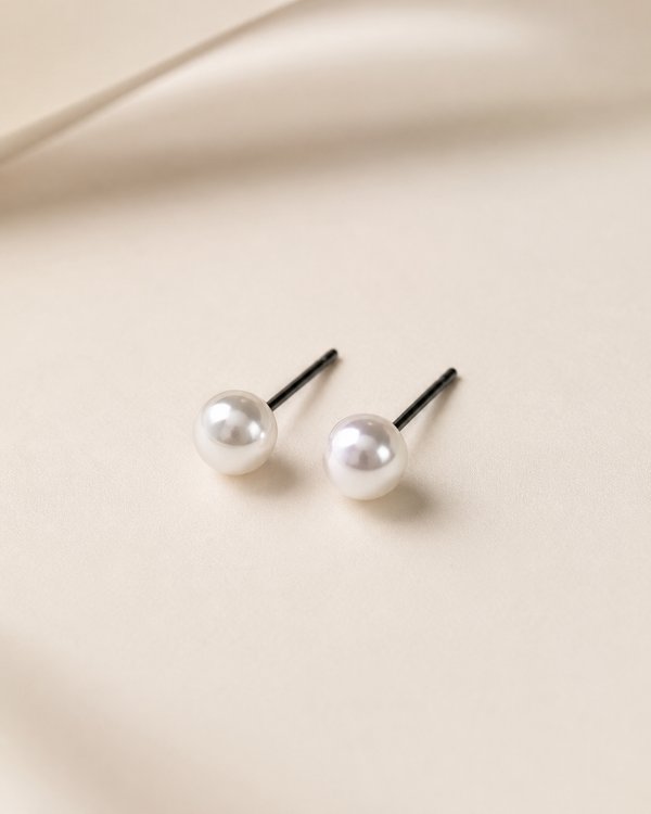 Aretes tipo perla 