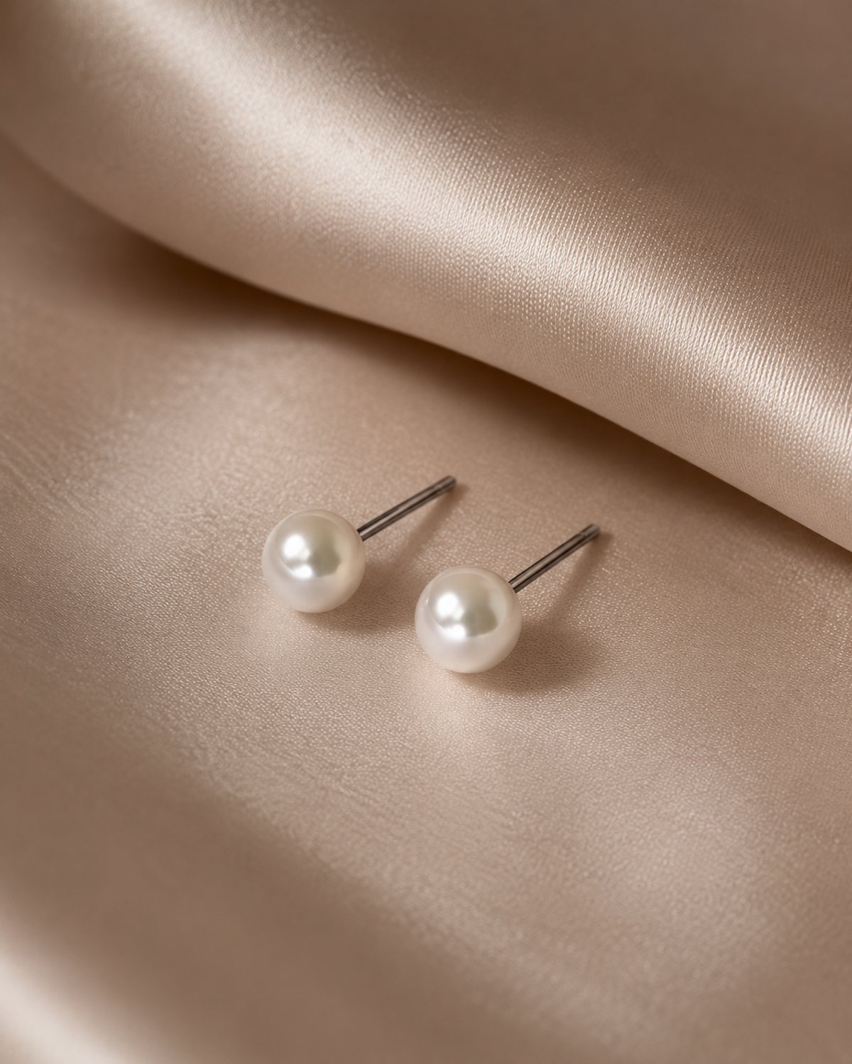 Aretes tipo perla  - 3