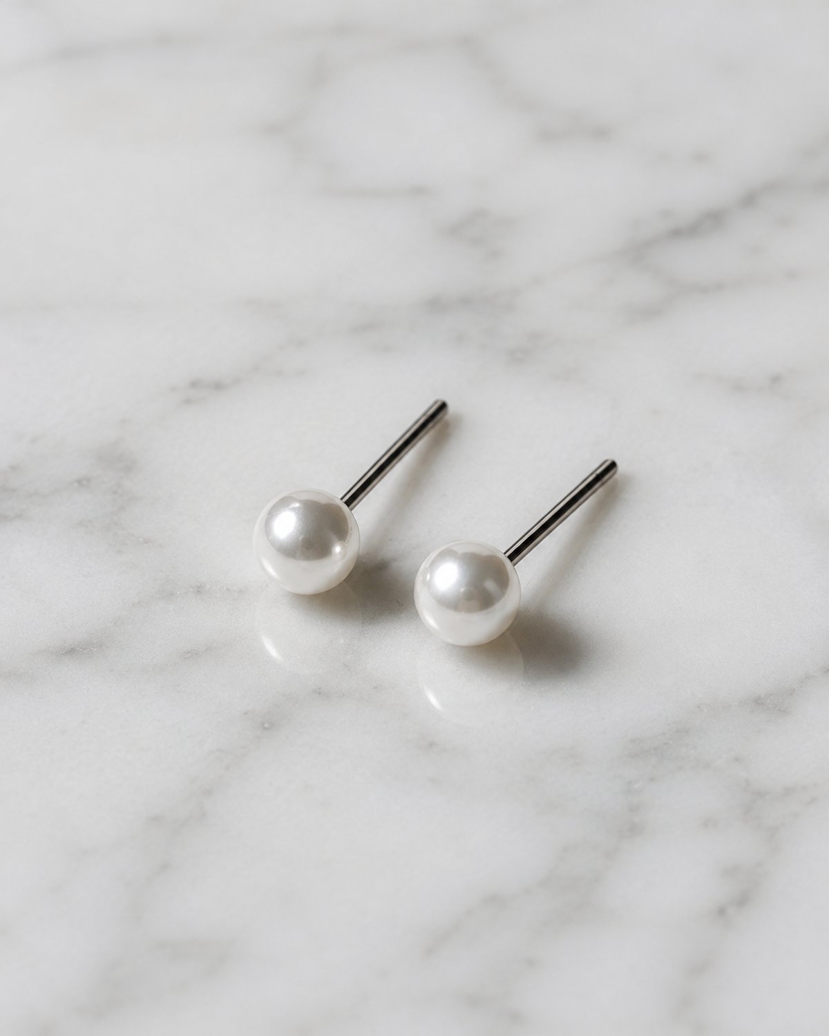 Aretes tipo perla  - 4