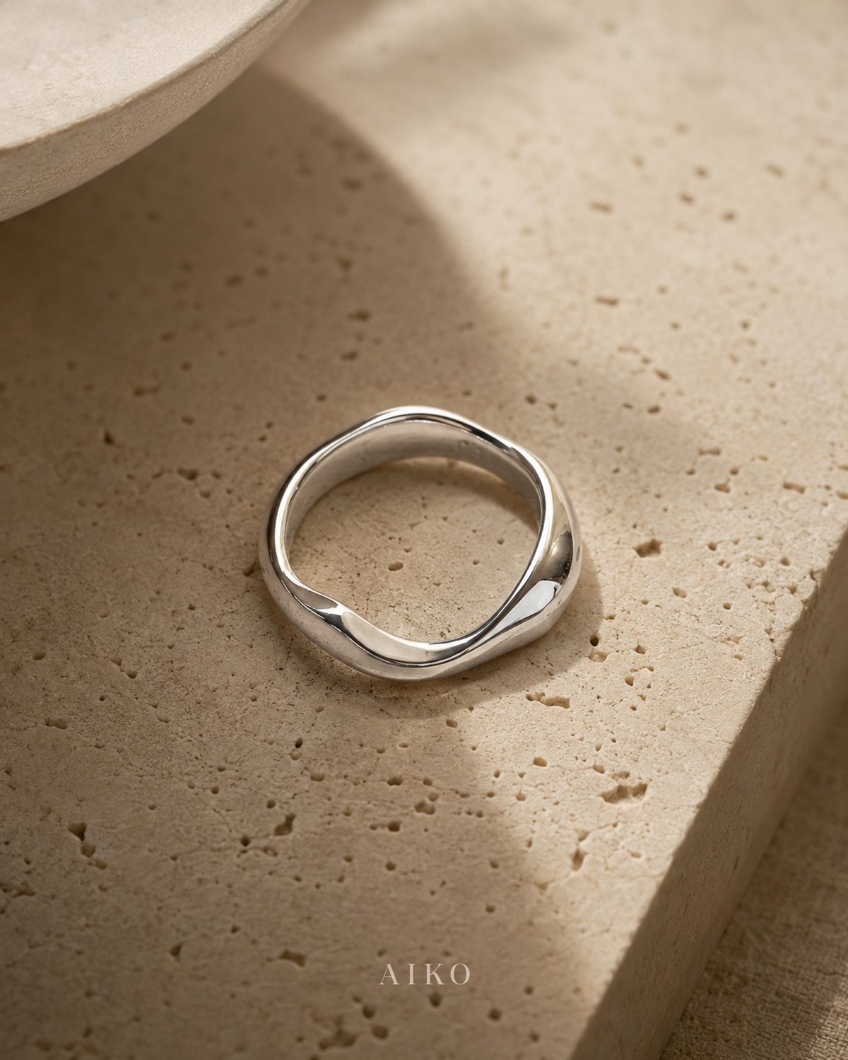 Anillo orgánico ondulado - 2