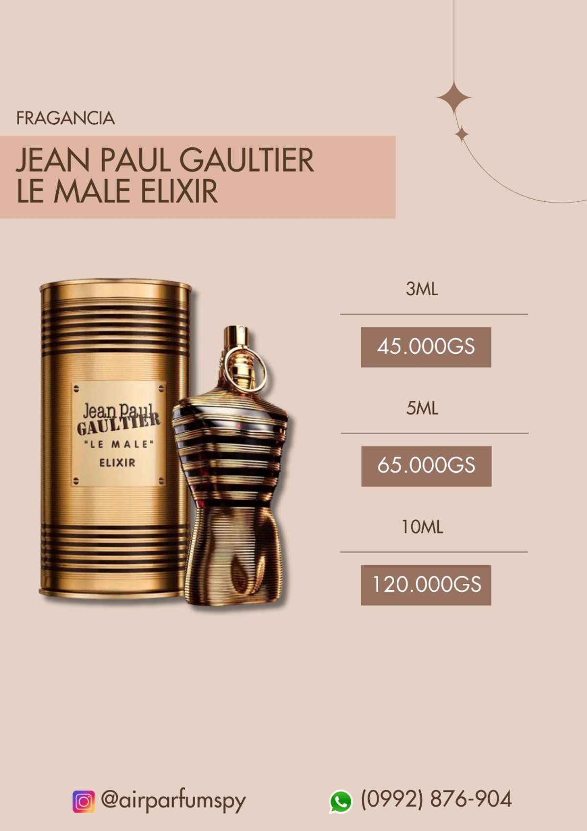 Jean Paul Gaultier Le Male Elixir
