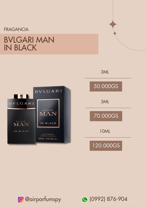 Bvlgari Man in Black